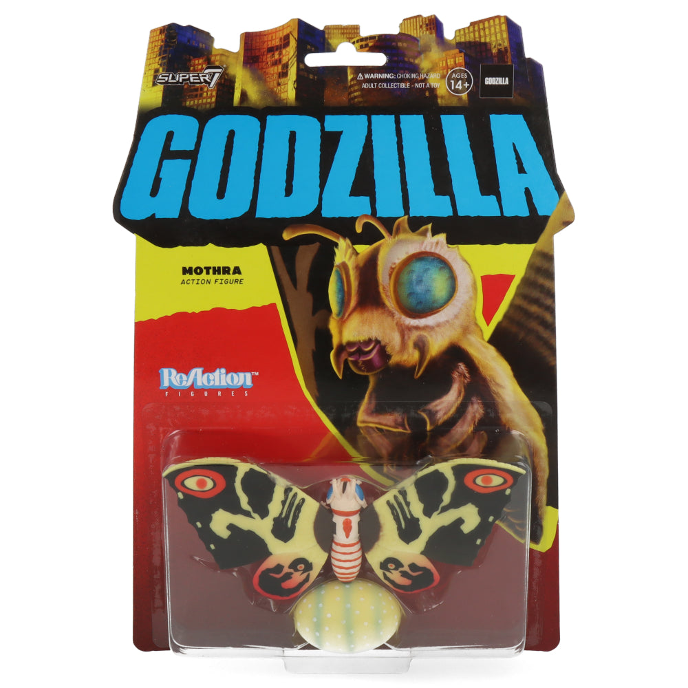 Toho Mothra ReAction Figure - Classic Kaiju Collectible for Movie Fans & Display Scenes