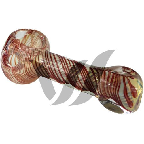Twisty Glass Spoon Pipes - Handmade Artisan Smoking Pipes for Herbs & Tobacco | Perfect for Home Use, Travel & Outdoor Activities