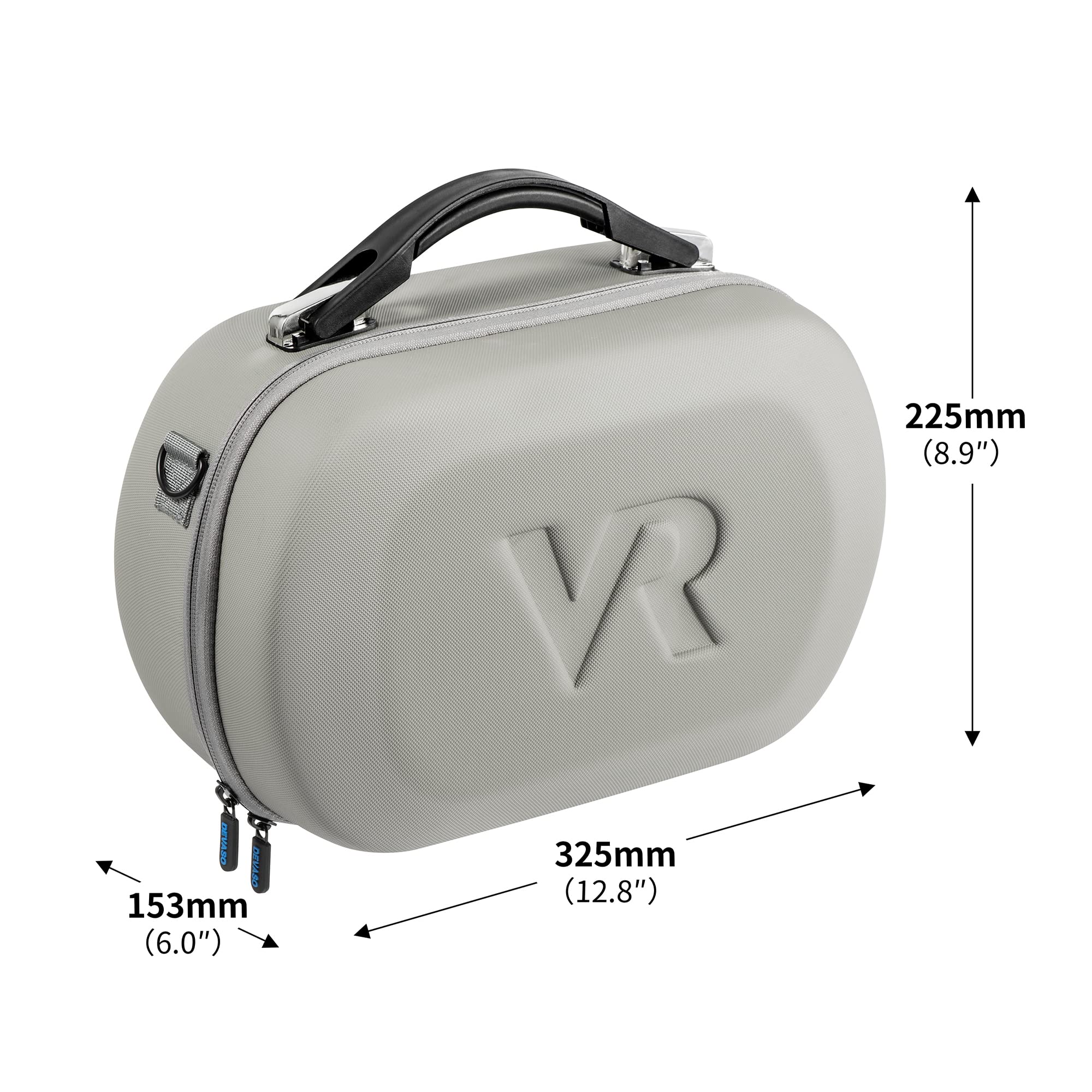 Universal VR Headset Carrying Case for Vision Pro, Meta Quest 3/2/Pro, Pico 4/4 Pro - Protective Storage Bag for ZEEKOL Gaming Headset & Touch Controllers - Perfect for Travel, Gaming Events & Home Organization