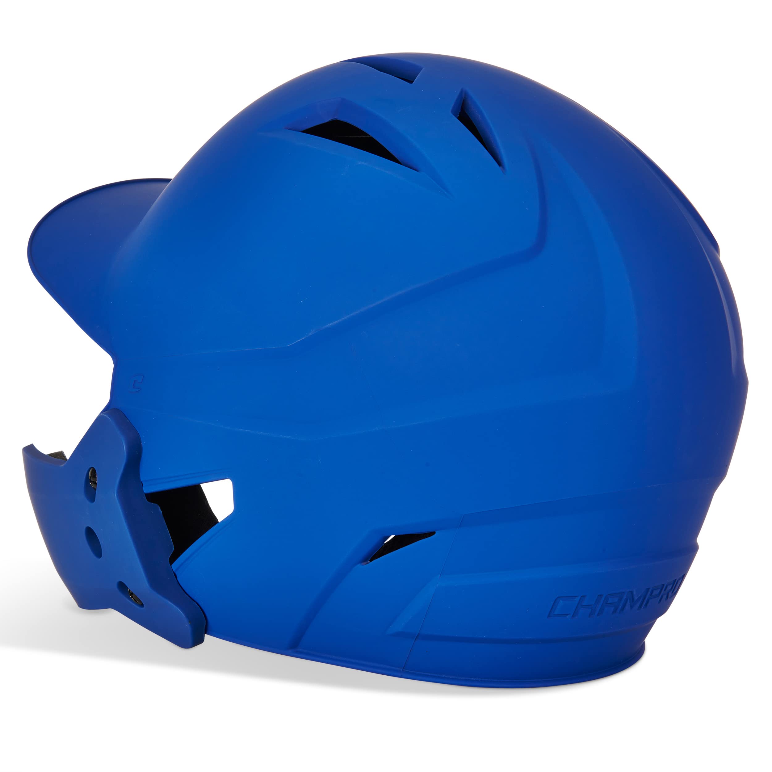 CHAMPRO HX Gamer Plus Baseball Batting Helmet with Reversible Jaw Guard - Youth & Adult Protective Gear for Baseball, Softball, and Training - Perfect for Games, Practice, and Safety