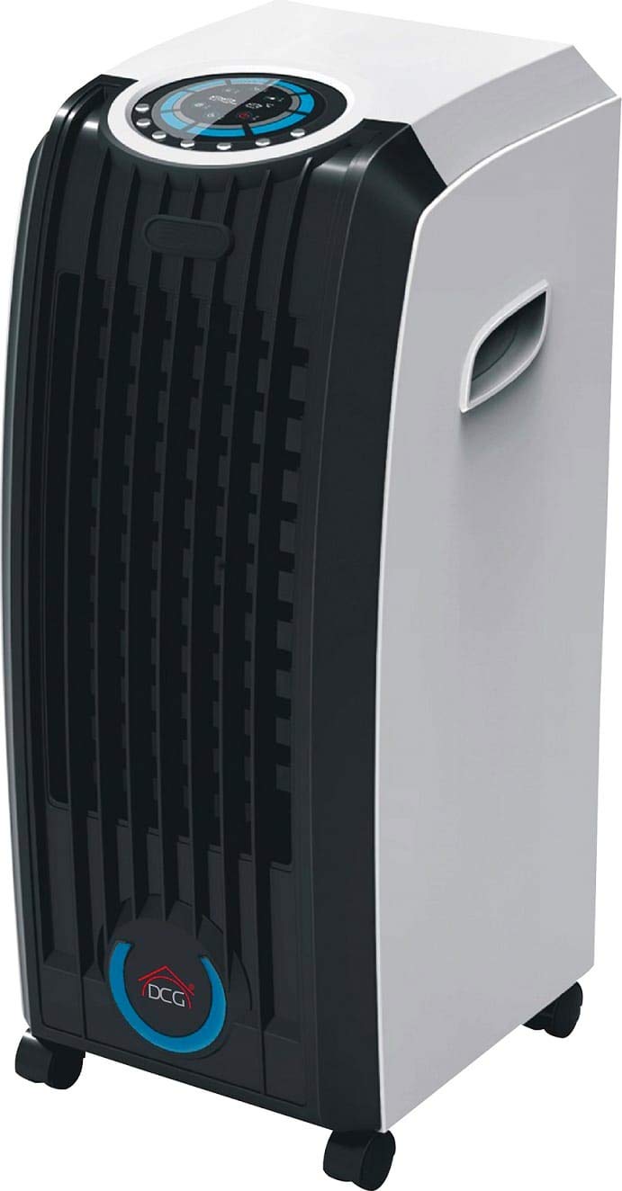 DCG VERI45 Air Cooler with Timer & Remote Control - 4L Water Tank & 2 Synthetic Ice Packs for Home, Office, and Outdoor Cooling