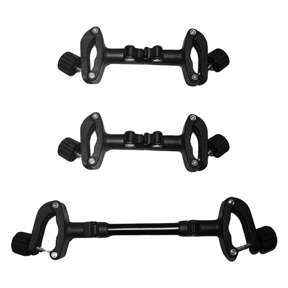 TOYANDONA Twin Stroller Connector - 2-Pack Umbrella Stroller Adapter for Baby Pushchairs | Durable Plastic Material | Perfect for Travel, Shopping & Outdoor Walks with Twins