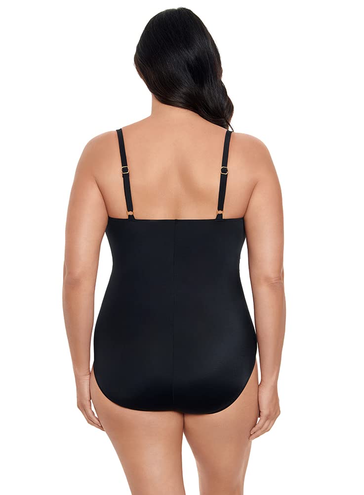 Longitude Women's One Piece Swimsuit - Soft Cup Tank Lingerie Style Beachwear for Swimming, Sunbathing & Vacation | Plus Size Bathing Suit for Pool, Beach & Resort