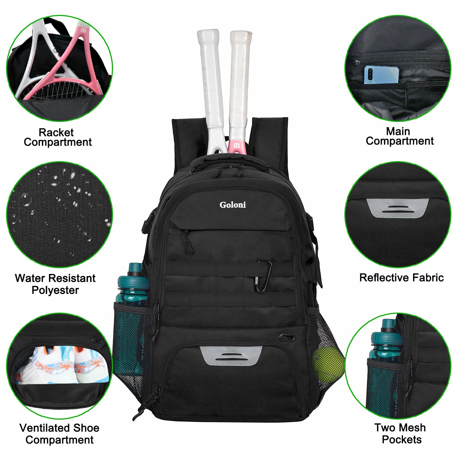 **Basketball Backpack for Men & Women - Sports Gym Bag with Ball & Shoe Compartment - Perfect for Training, Travel & School**