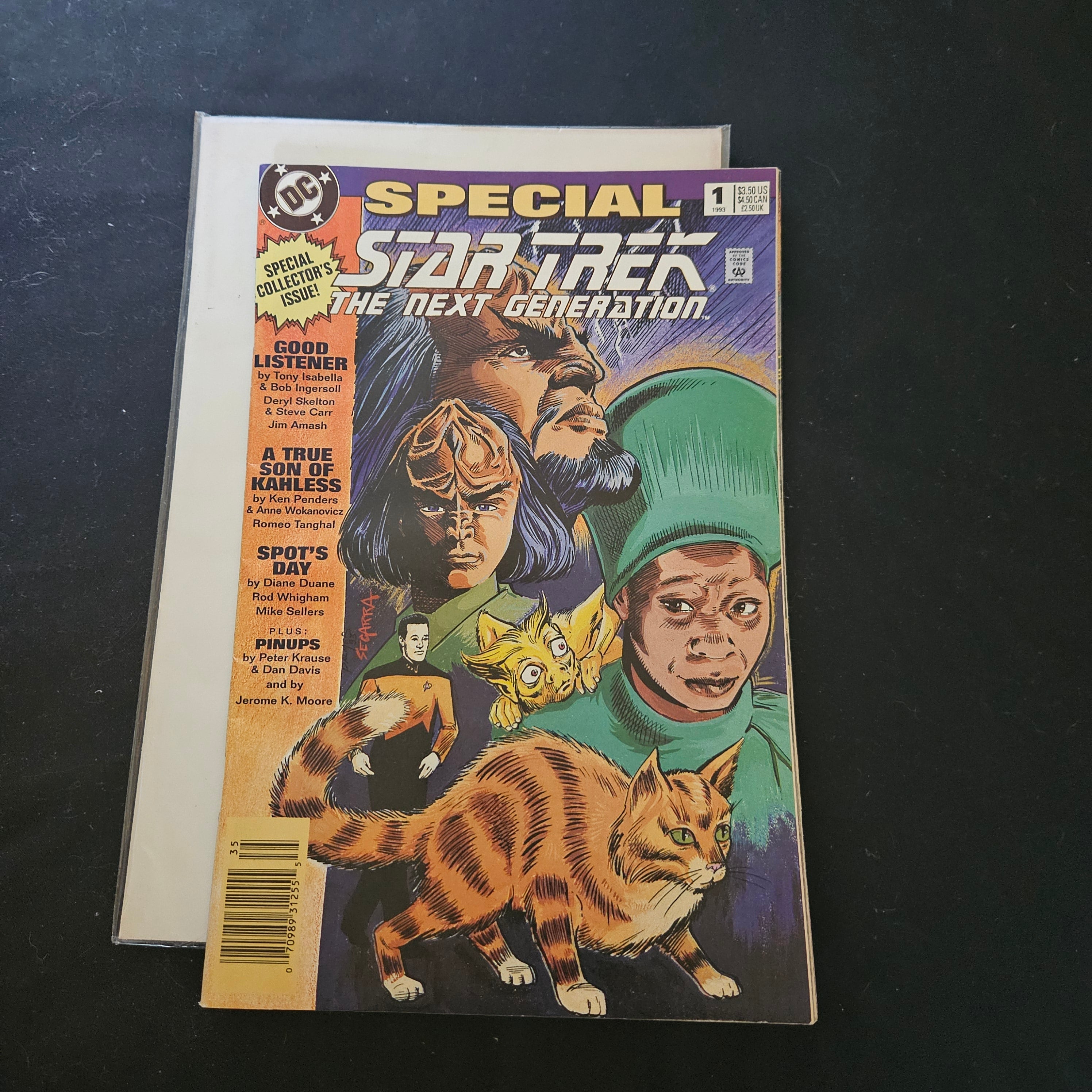 Star Trek: The Next Generation Comic Book #1 - First Edition DC Comics 1993 | Collectible Vintage Comic for Fans & Gift for Sci-Fi Lovers