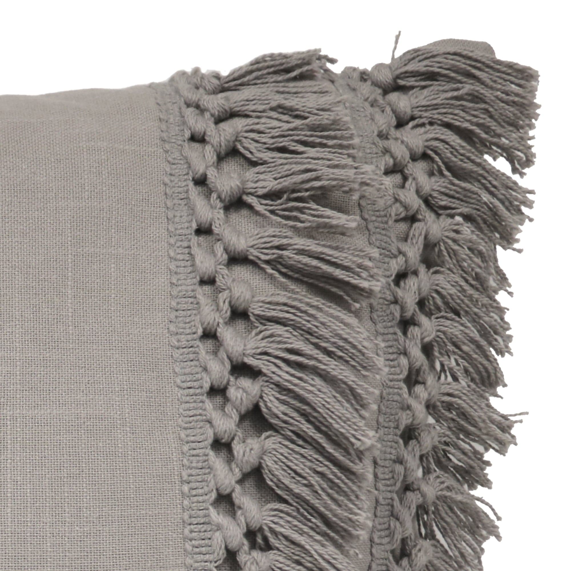 Modern Tassel Decorative Pillow - Bohemian Style Throw Cushion for Sofa, Bed & Home Decor - Perfect for Living Room, Bedroom & Nursery Accents