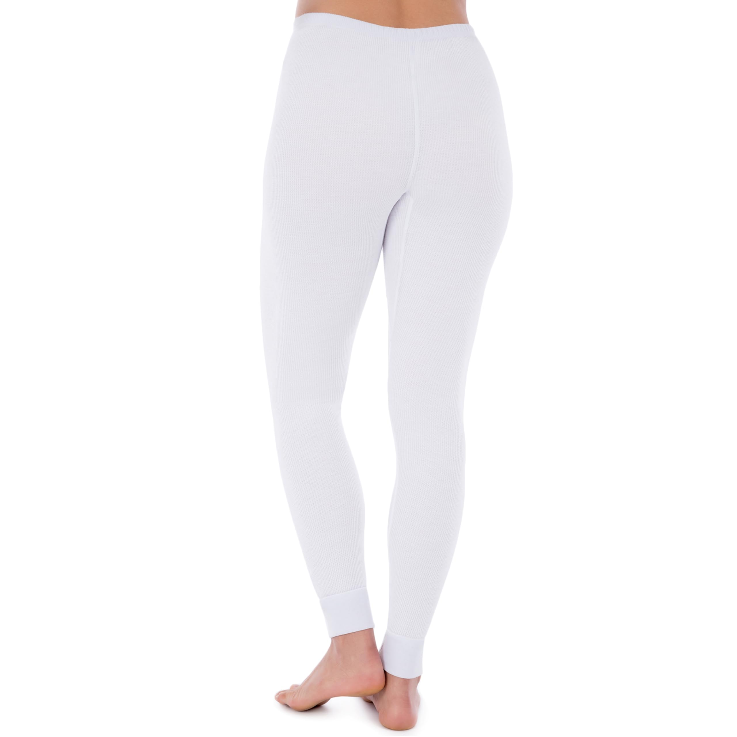 Fruit of the Loom Women's Micro Waffle Thermal Bottom Pants - Soft Fleece-Lined Winter Leggings for Warmth & Comfort - Perfect for Cold Weather, Lounging, Yoga & Layering