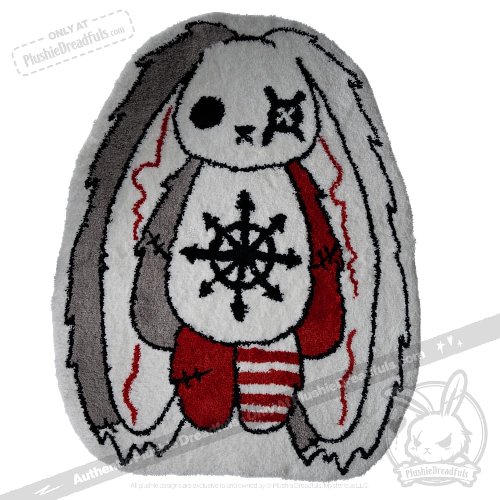 ADHD Rabbit Rug - Soft Plush Floor Mat for Kids Room, Playroom & Nursery - Perfect for Sensory Play, Relaxation & Decor