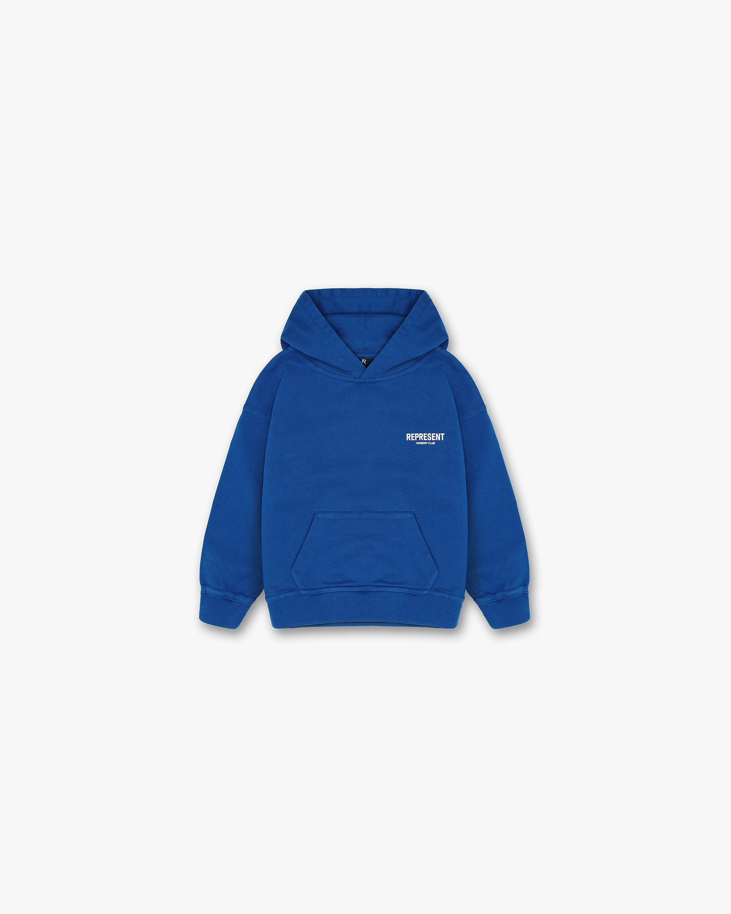 Represent Mini Owners Club Hoodie - Cobalt Blue Pullover Sweatshirt for Women | Cozy Casual Wear for Street Style & Lounge