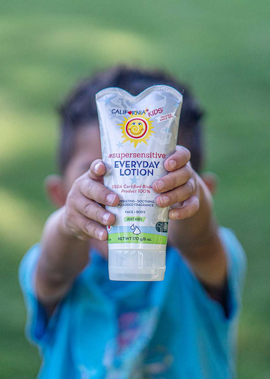 California Kids® #supersensitive™ Everyday Lotion - Hypoallergenic Moisturizer for Sensitive Skin | Gentle Baby & Kids Body Lotion | Perfect for Daily Use, Eczema & Dry Skin Relief