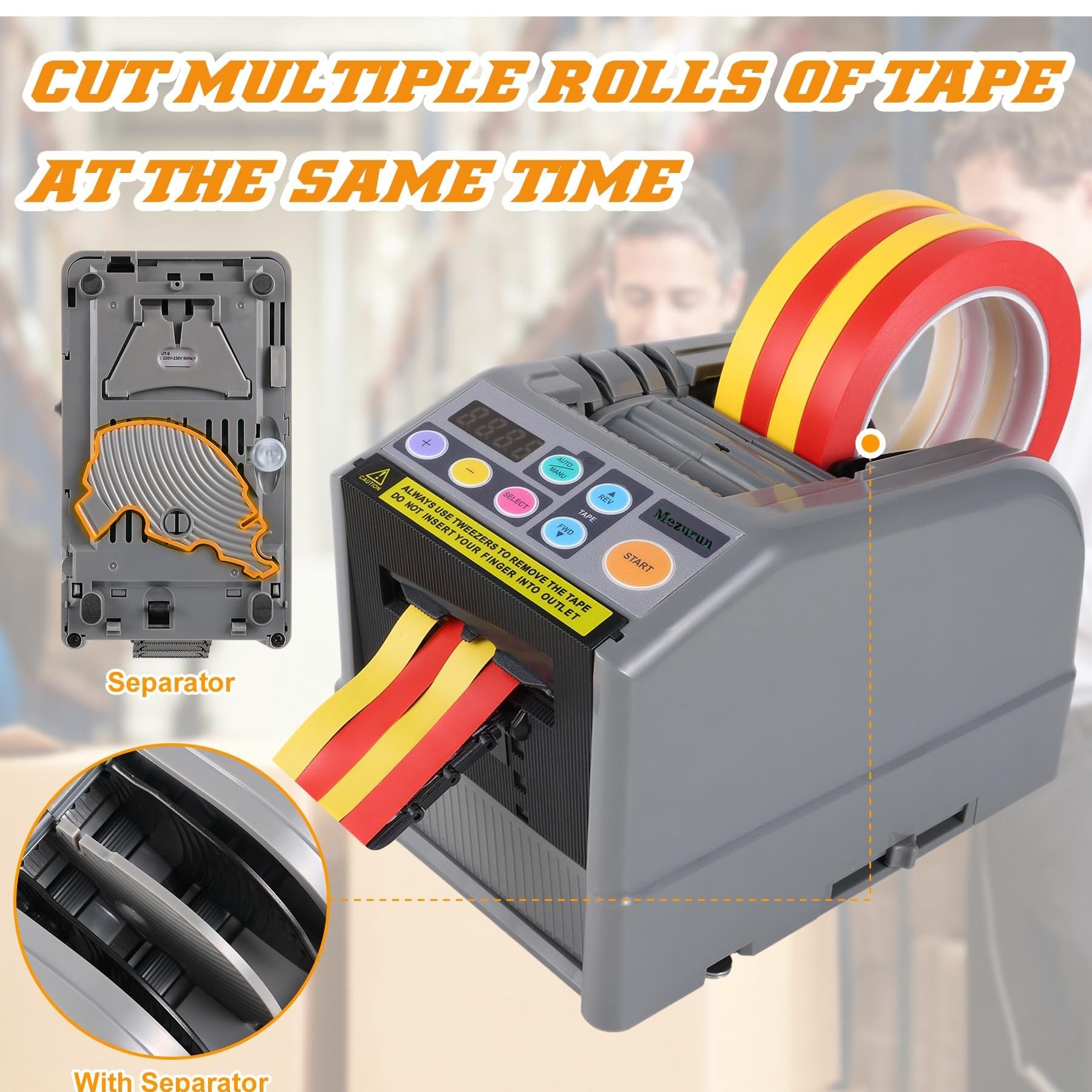 Electric Tape Dispenser & Cutter Machine - Automatic 39