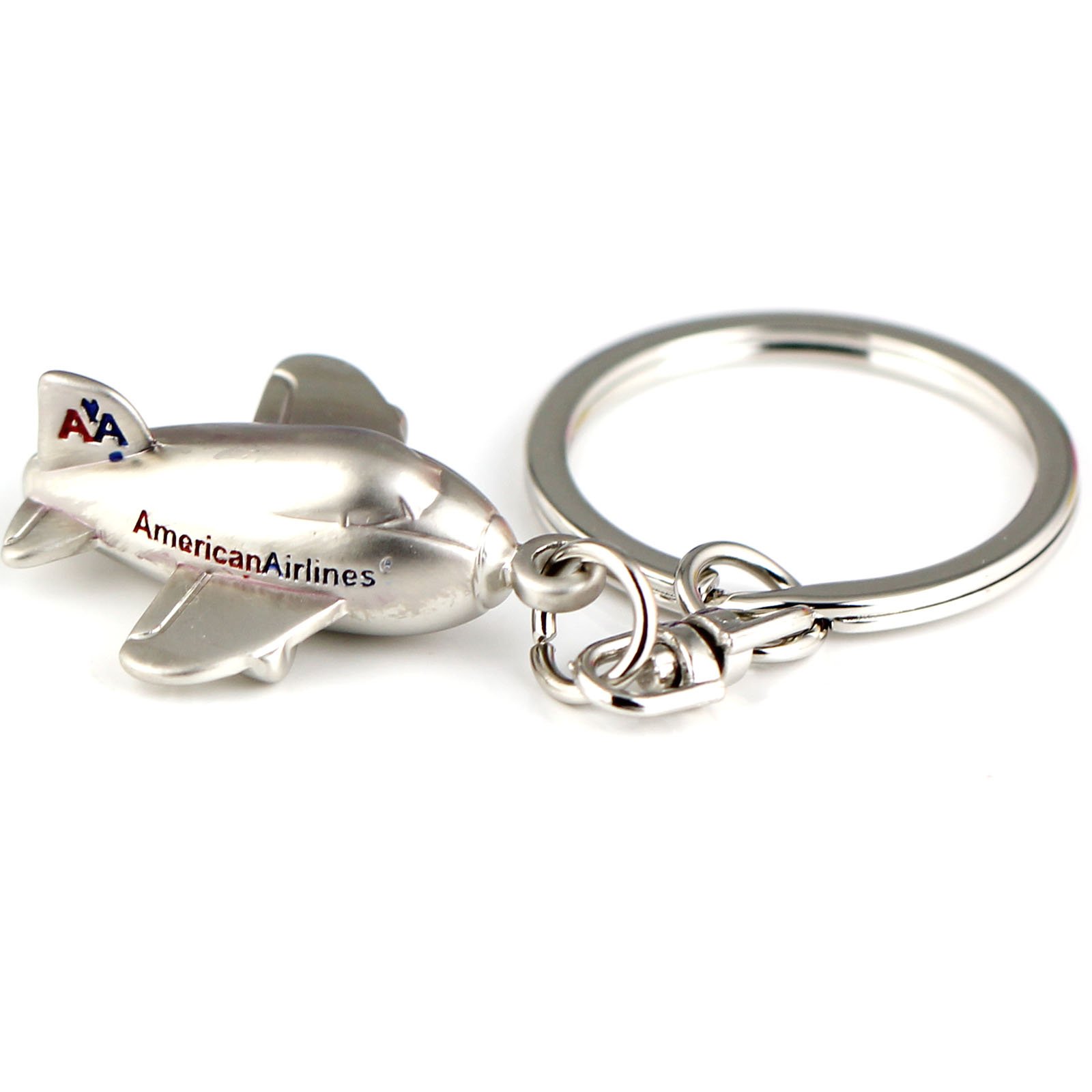 Maycom Airliner Keychain - Stylish American Civil Aviation Aircraft Key Ring & Key Fob - Perfect for Airplane Enthusiasts, Travel Gifts, and Collectors