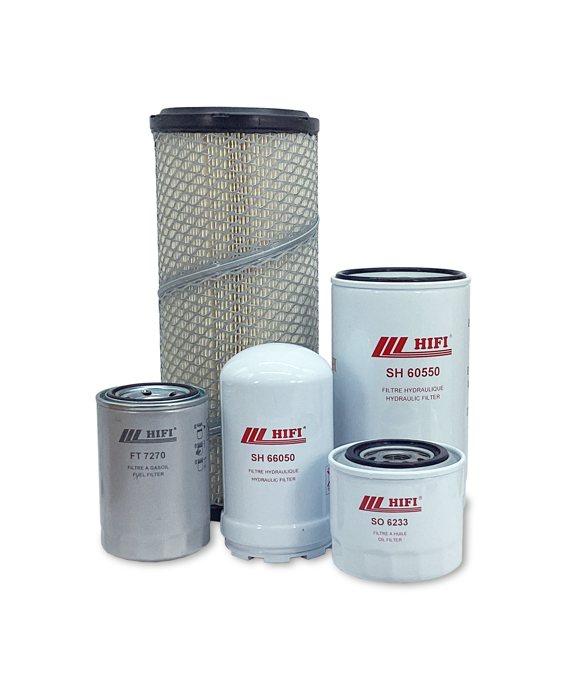 HERO® Maintenance Filter Kit for Kioti NX5010 HST Tractor - Air, Oil & Fuel Filters Replacement Set | Perfect for Farm Equipment Maintenance & Tractor Upkeep