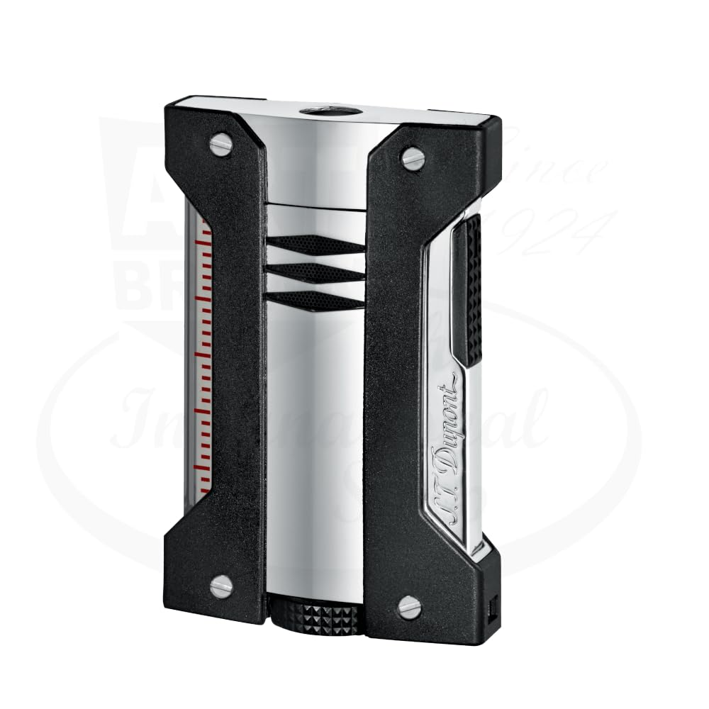 S.T. Dupont Defi Extreme Torch Lighter - High Performance Windproof Butane Lighter in Shiny Chrome Finish for Cigars, Outdoor Adventures & Luxury Gifting