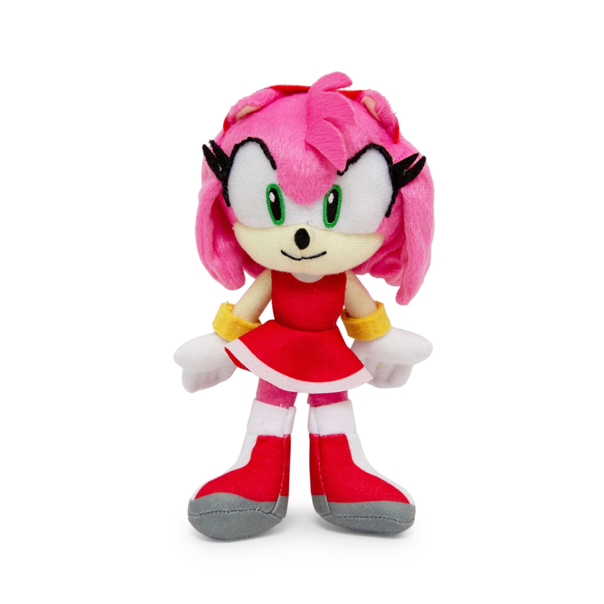8-Inch Amy Rose Plush Toy - Soft & Cuddly Stuffed Animal for Kids, Collectors & Sonic the Hedgehog Fans | Perfect for Gifts, Bedroom Decor & Playtime Fun