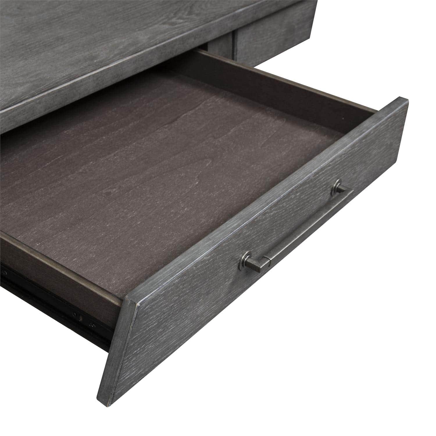 Modern Farmhouse Office Desk - Rustic Wooden Writing Table with Storage Drawers for Home & Workspace - Perfect for Remote Work, Study & Creative Projects