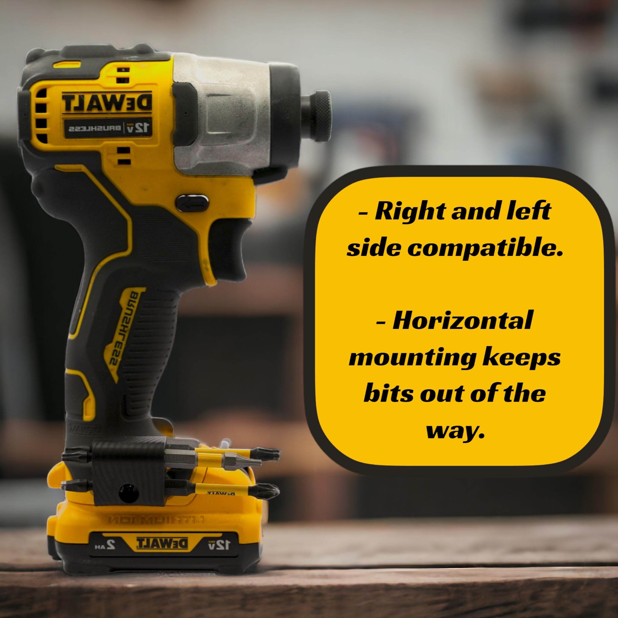 DeWalt Magnetic Drill Bit Holder - Compatible with Cordless Tools & Impact Drivers | Replacement Accessory for Secure Bit Storage | Perfect for DIY Projects & Professional Worksites