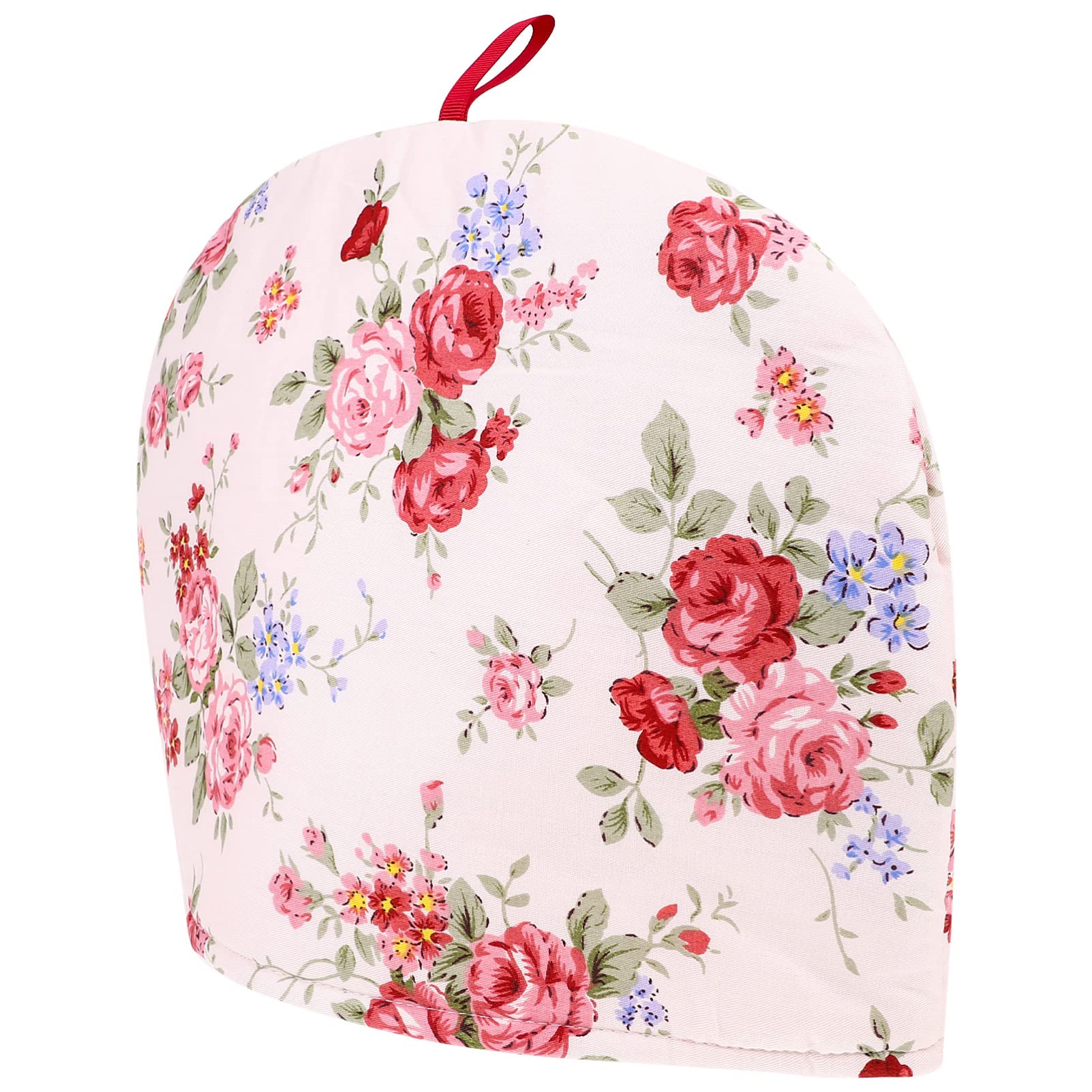 Angoily Teapot Warmer - Vintage Floral Cotton Tea Cozy for Insulating & Keeping Tea Warm - Decorative Teapot Cover for Kitchen & Home - Perfect for Afternoon Tea, Cozy Gatherings & Holiday Decor