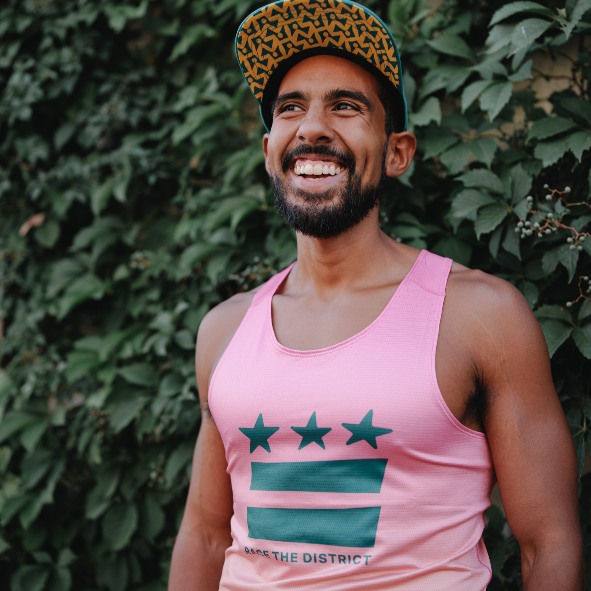 2:02 Men's Sunset DC Half Singlet - Lightweight Running Tank Top for Men - Breathable Athletic Shirt for Jogging, Gym & Outdoor Workouts