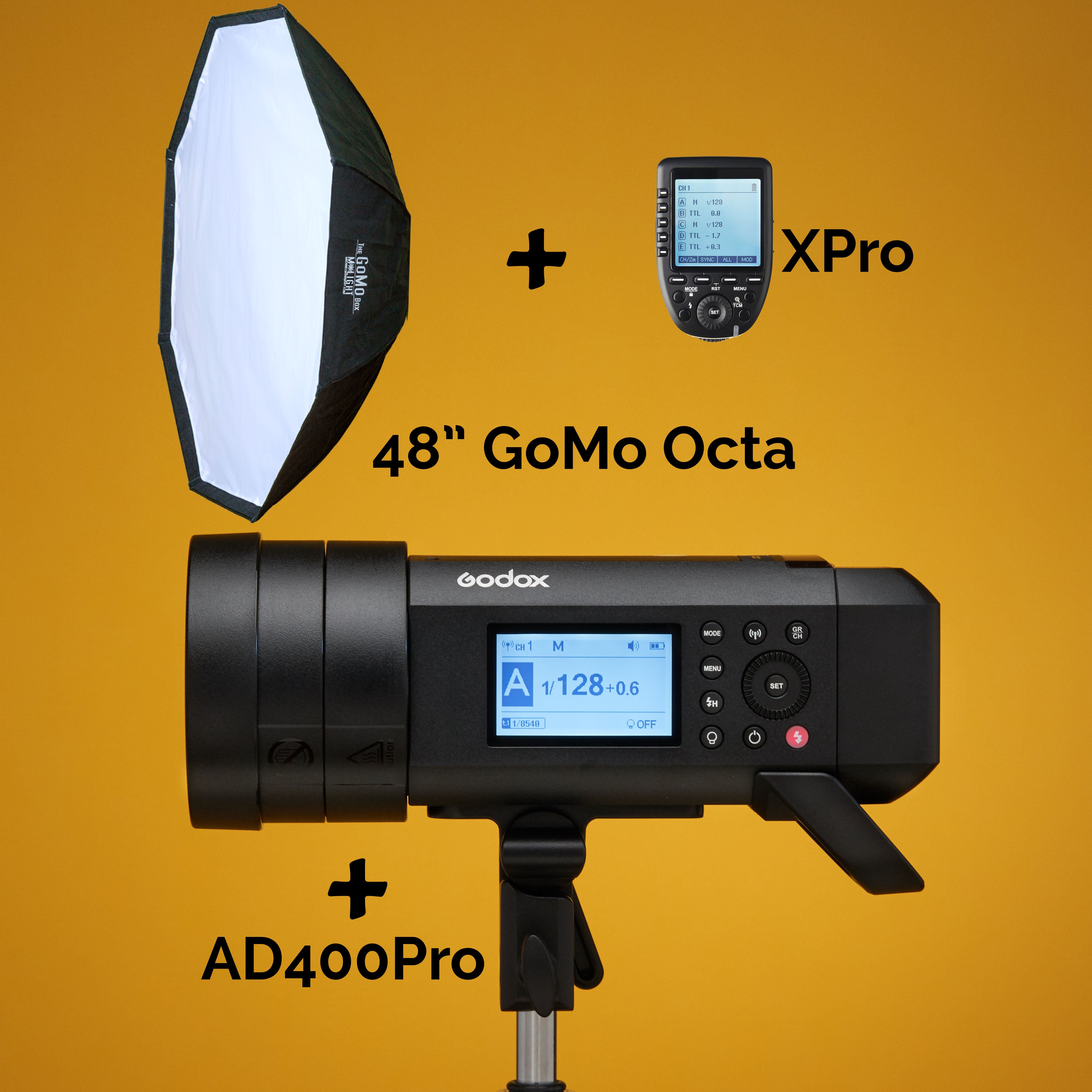 AD400Pro Flash Kit with 48