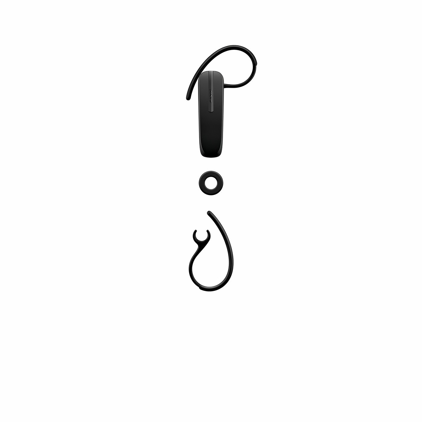 Jabra Talk 5 Wireless Bluetooth Headset - Noise Cancelling Mic for Clear Hands-Free Calls | Comfortable Over-Ear Design | Certified Refurbished | Perfect for Office, Driving & Remote Work