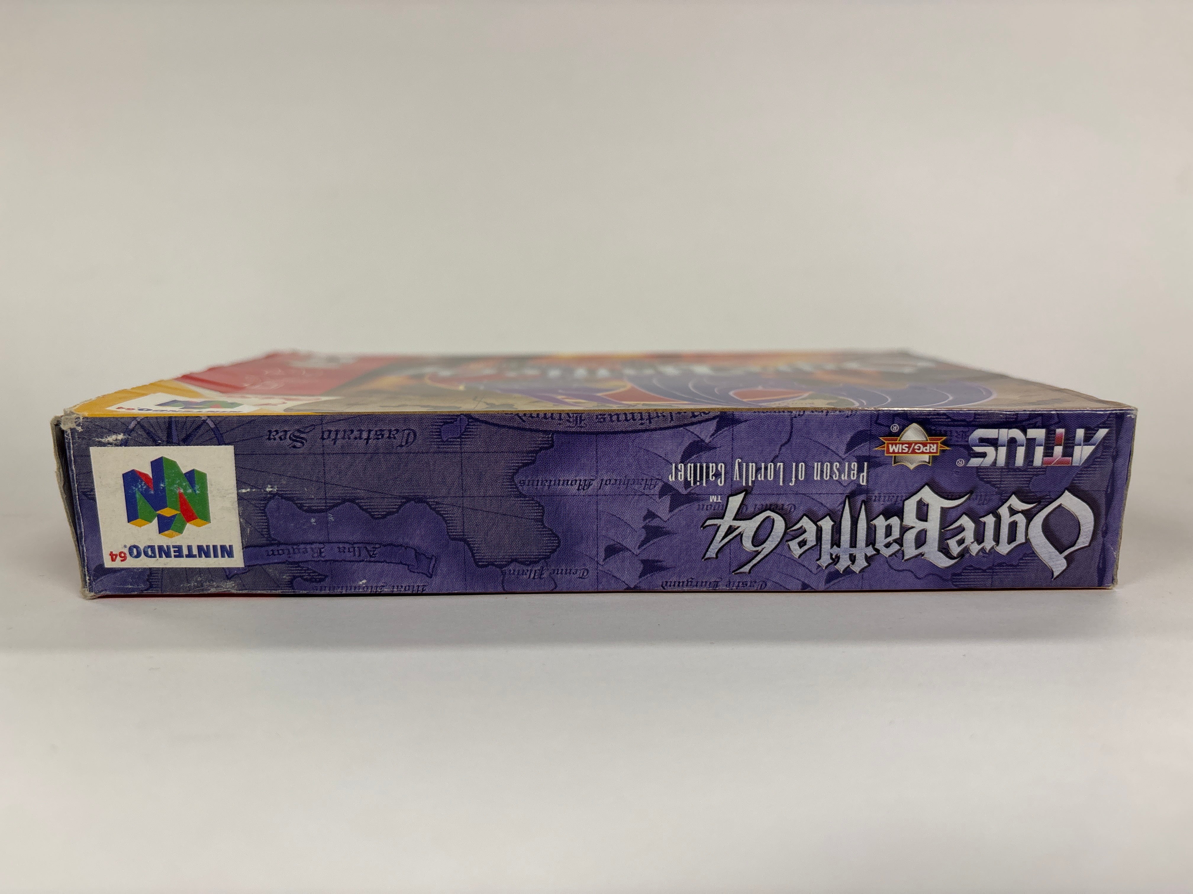 Ogre Battle 64 - Nintendo 64 N64 Game Box & Manuals Only (No Game Included) - Perfect for Collectors & Retro Gaming Enthusiasts