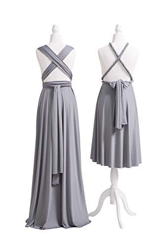 72 Styles Convertible Infinity Dress with Bandeau - Multi-Way Twist Wrap Bridesmaid Dress for Women, Plus Size & Long Length - Perfect for Weddings, Parties, and Special Occasions