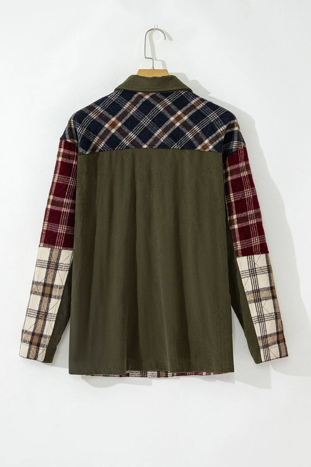 Stylish Plaid Button-Up Long Sleeve Jacket for Men & Women - Perfect for Fall Layering and Outdoor Adventures