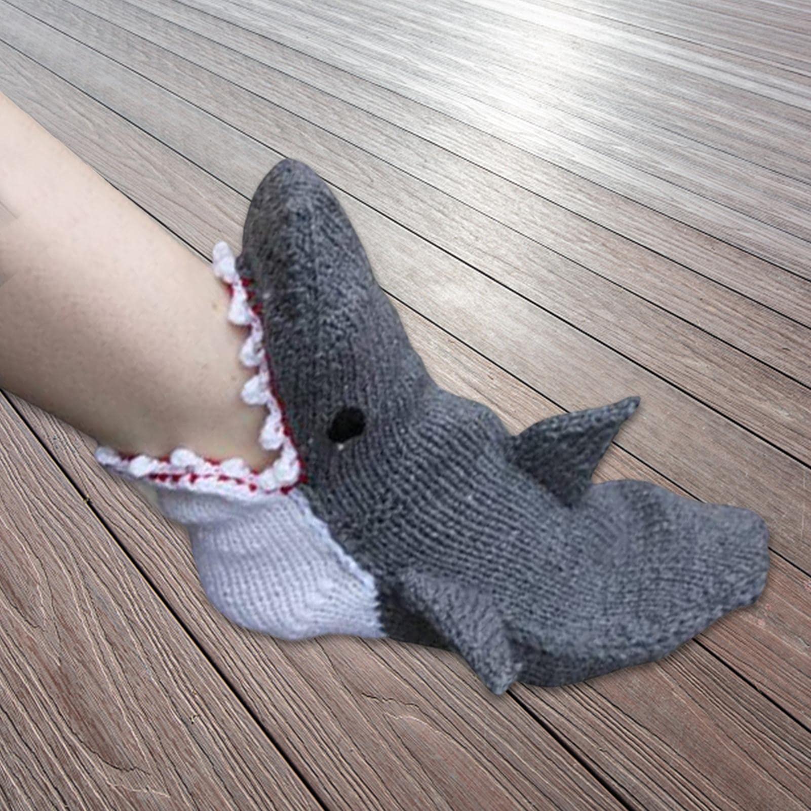 Fun Cartoon Knit Crocodile Socks - Animal Print Crew Socks for Boys & Girls - Wide Mouth Design - Soft Comfortable Knitted Socks for Kids - Perfect for School, Playtime & Costume Parties