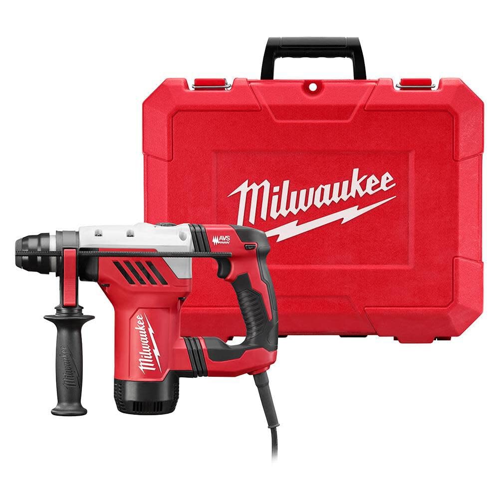 Milwaukee 1-1/8 Inch SDS Plus Rotary Hammer Drill Kit with TPT Premium Cart - Heavy Duty Concrete Drilling for Construction & Demolition Projects