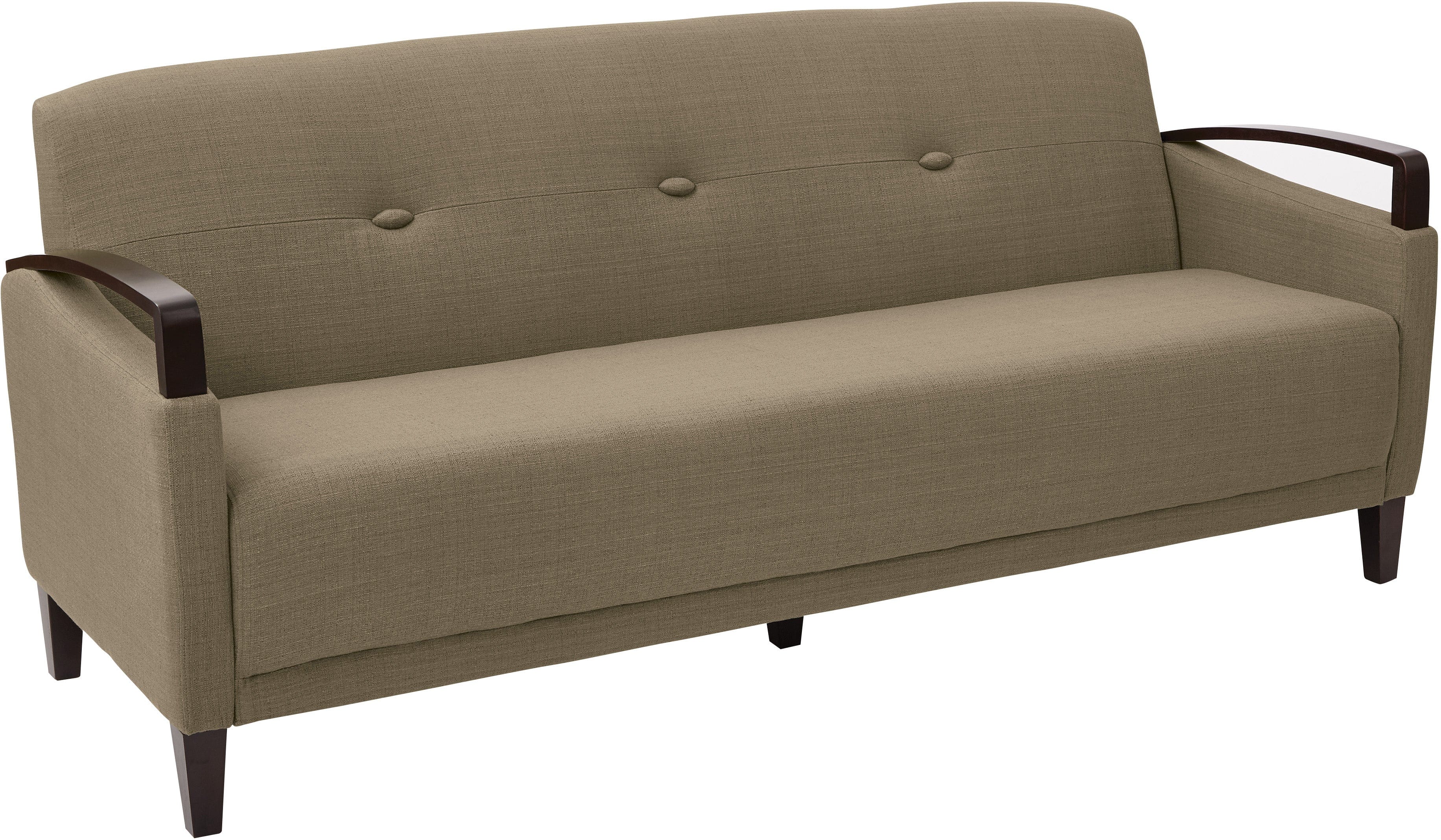 Office Star Main Street Custom Fabric Sofa [MST53] - Comfortable & Stylish Home Office Furniture for Living Room, Lounge or Reception Area