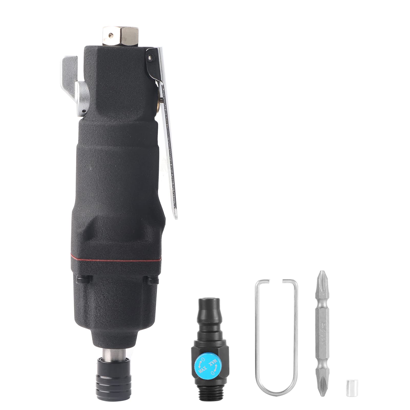 Professional 10H Pneumatic Air Screwdriver Tool - 8000-9000 RPM Industrial Screwdriver with Ergonomic Handle for Automotive, Woodworking & Metalworking Projects