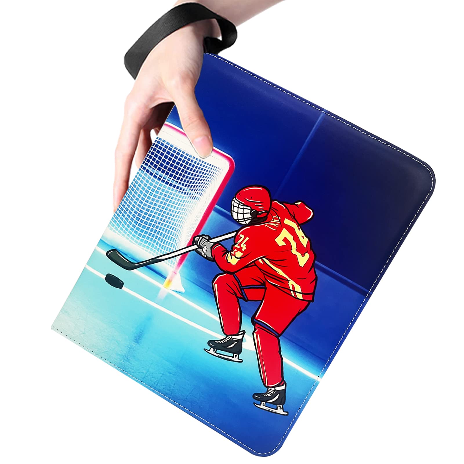 Premium 900-Pocket Hockey Card Binder - Trading Card Collector Album with 50 Removable Sleeves for Sports & Hockey Cards | Perfect for Organizing, Displaying, and Protecting Your Valuable Card Collection at Home or Tournaments