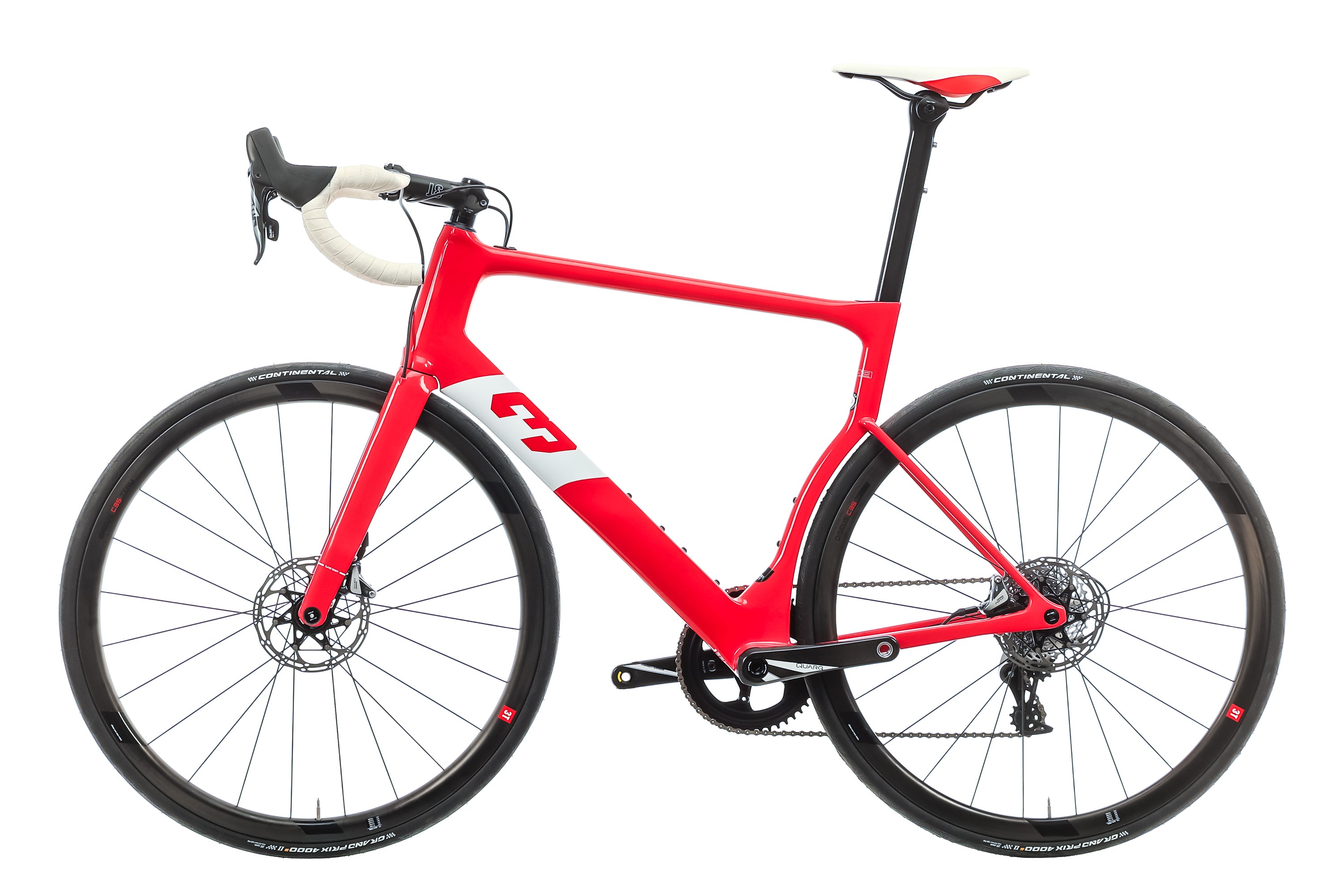 3T Strada Team Force 1x Road Bike 2020 - X Large Size | Lightweight Carbon Frame & 1x Drivetrain for Competitive Cycling & Endurance Rides