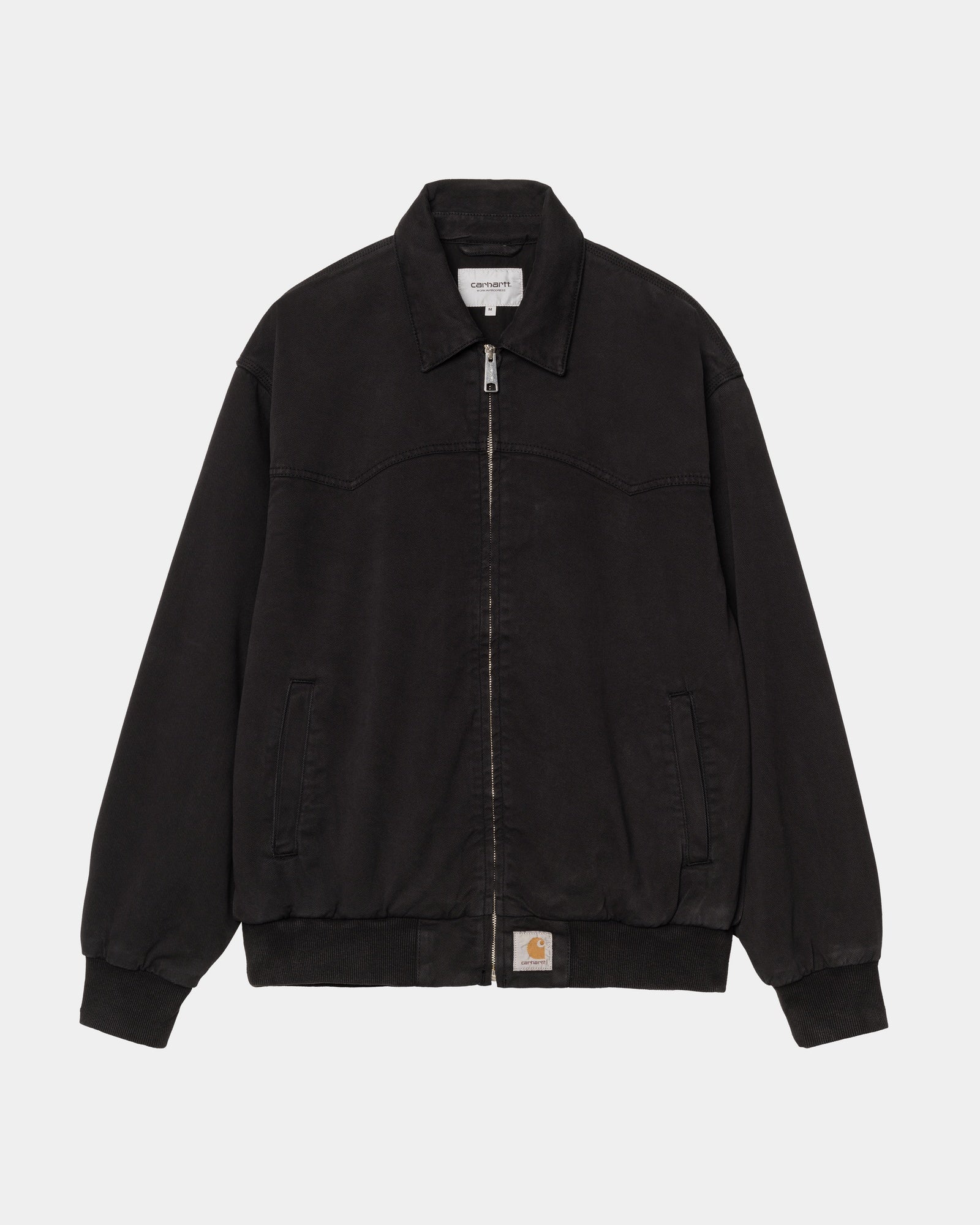 OG Santa Fe Jacket for Men - Spring Lightweight Denim Jacket in Black (Garment Dyed) | Casual Outerwear for Streetwear, Travel & Everyday Wear