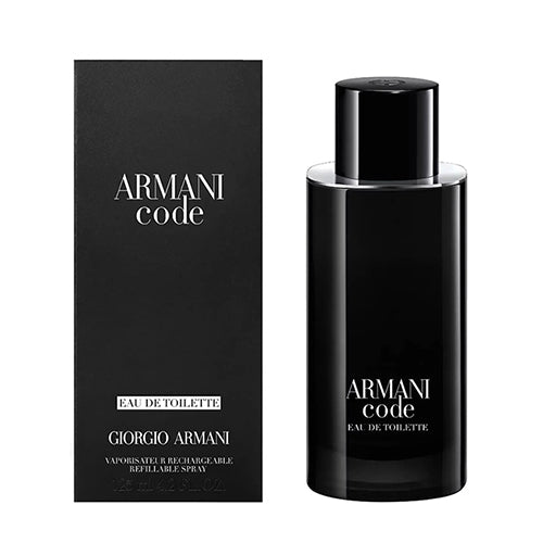 Armani Code Men Refillable 125ml Eau de Toilette Spray - Premium Cologne for Men by Giorgio Armani | Day & Night Fragrance for Work, Date & Special Occasions