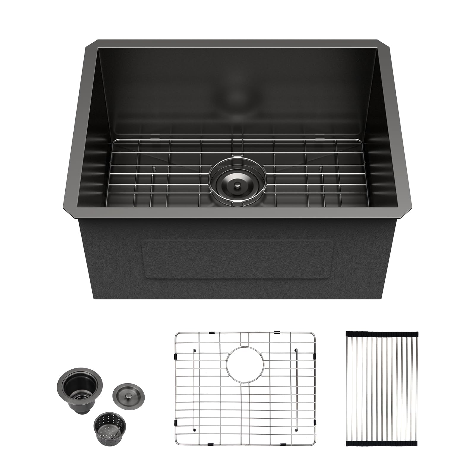 Kichae 21x18 Inch Undermount Laundry Utility Sink - 12