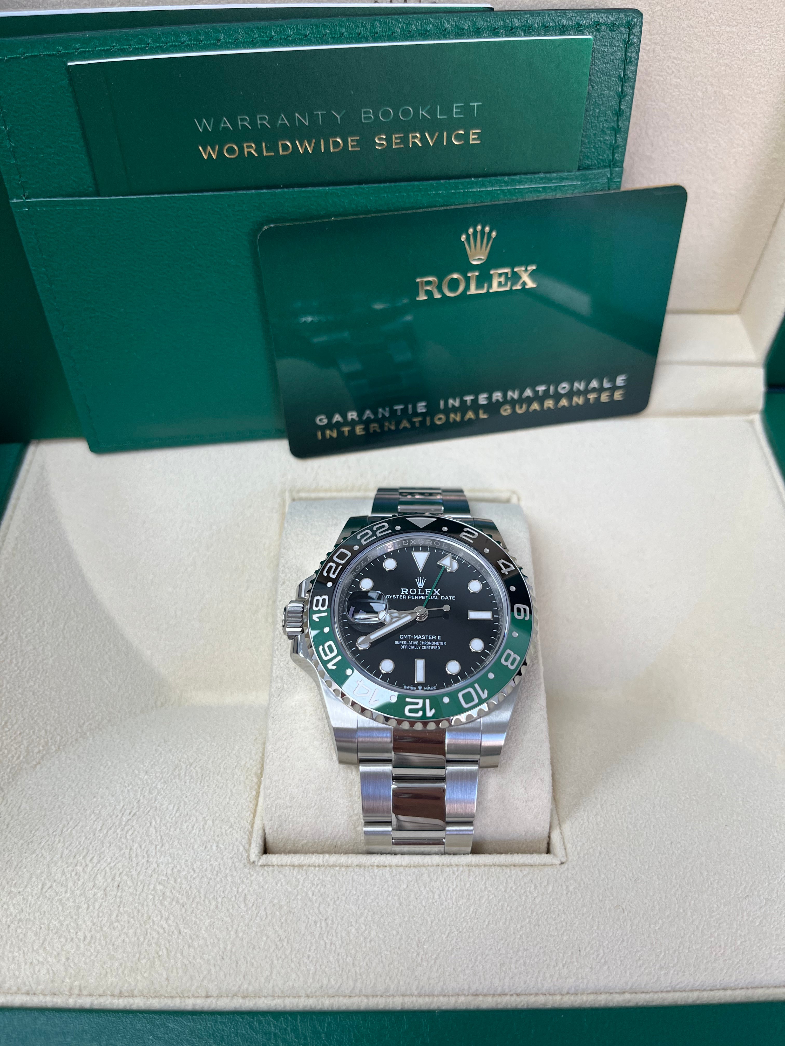 Rolex GMT Master II 126720VTNR - Green & Black Bezel 