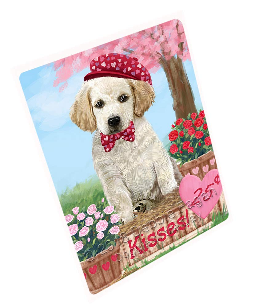 Rosie 25 Cent Kisses Labrador Retriever Dog Large Refrigerator Magnet - 18x24 Inch Funny Kitchen Decor, Dishwasher Safe Pet Lover Gift for Dog Owners - Perfect for Fridge, Office, or Home Decoration