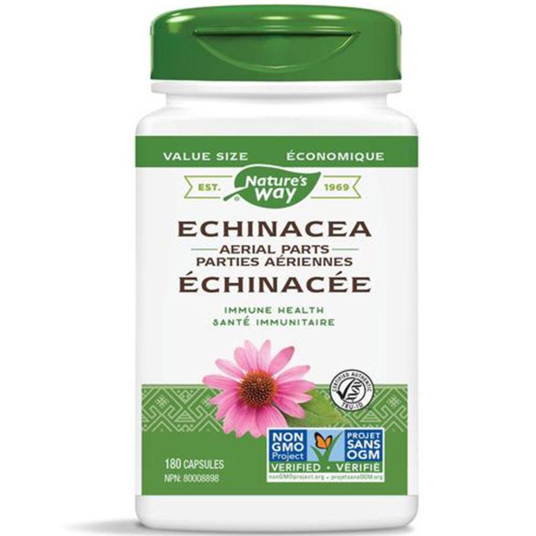 Nature's Way Echinacea 180 Capsules - Immune System Support Supplement for Adults - Herbal Wellness Boost for Cold & Flu Season