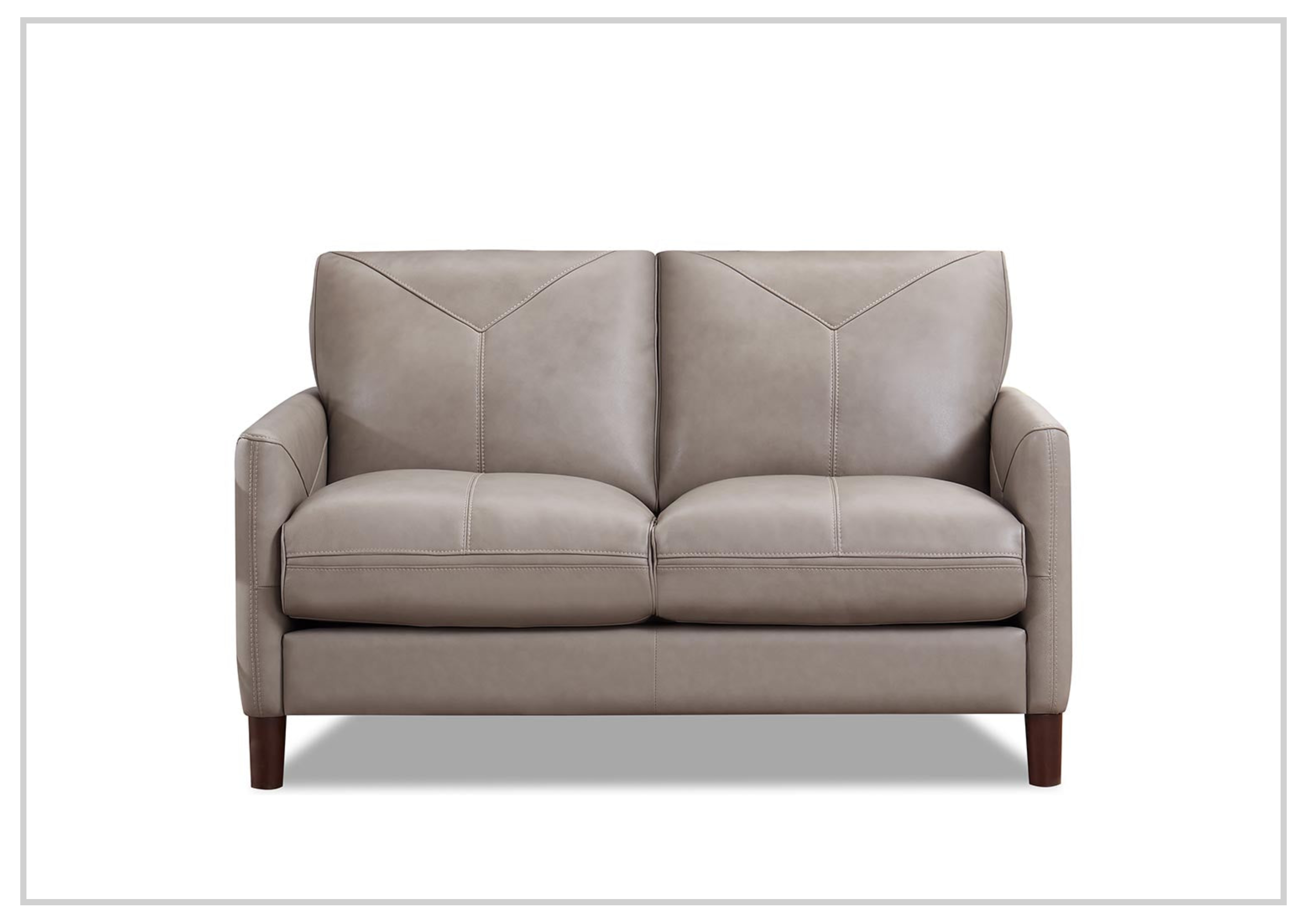 Hydeline Yorkdale Genuine Leather Loveseat Sofa - 2-Seater Recliner Couch for Living Room, Home Theater & Office - Comfortable & Stylish Furniture for Small Spaces