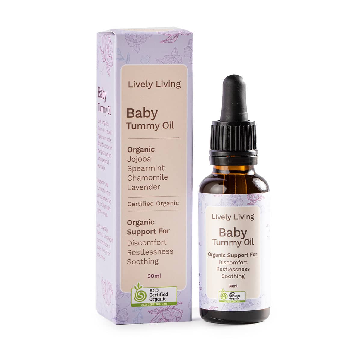 Organic Baby Tummy Oil for Gas Relief & Colic - Gentle Massage Oil for Newborns & Infants - Perfect for Soothing Discomfort & Promoting Sleep