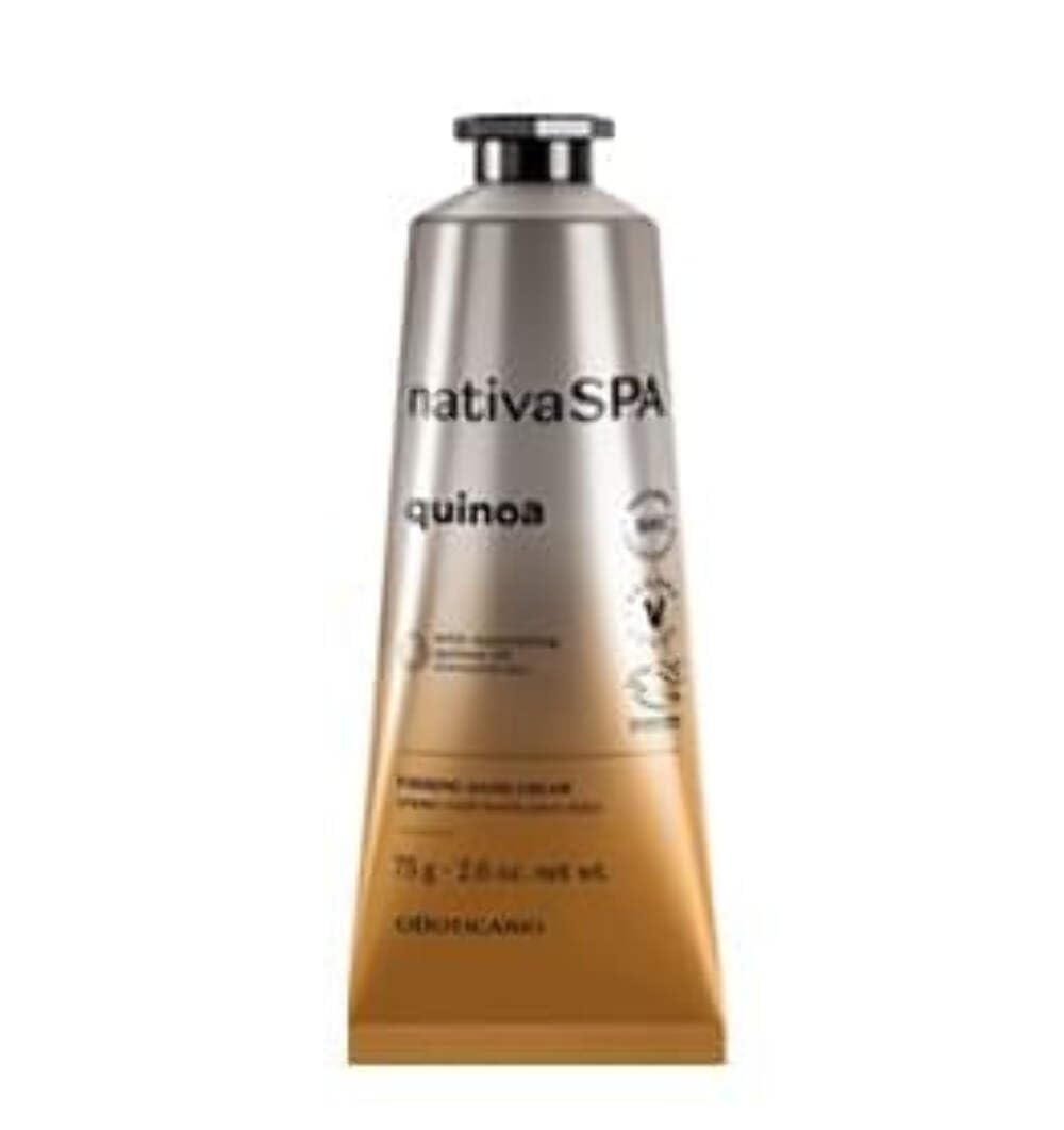 Nativa SPA Quinoa Hand & Body DUO Set - Hydrating Body Lotion (13.5 Oz) & Moisturizing Hand Cream (2.6 Oz) - Natural Skincare Gift Set for Dry Skin Care - Perfect for Daily Moisturizing, Spa Day & Travel Essentials
