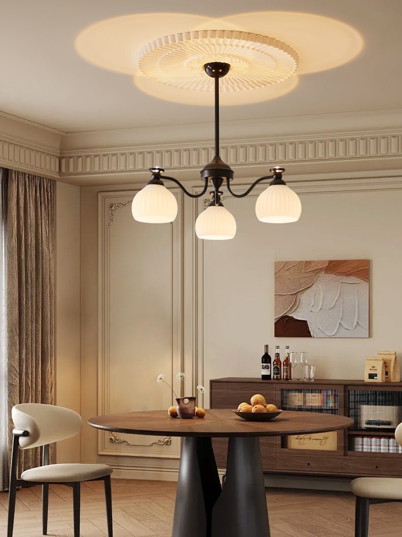 Elowen Crystal Chandelier - Modern Elegant Ceiling Light Fixture for Dining Room, Living Room & Bedroom | Perfect for Home Decor & Wedding Venues