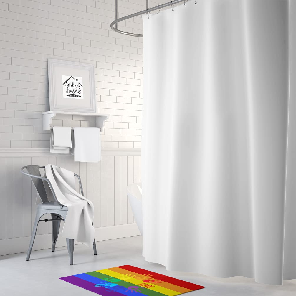Caroline's Treasures CK8021RUG Machine Washable Memory Foam Bath Mat - Non-Slip Quick Dry Bathroom Rug, Soft & Durable Kitchen Mat with Decorative Artwork - Perfect for Bathroom, Shower, and Kitchen Floor Protection
