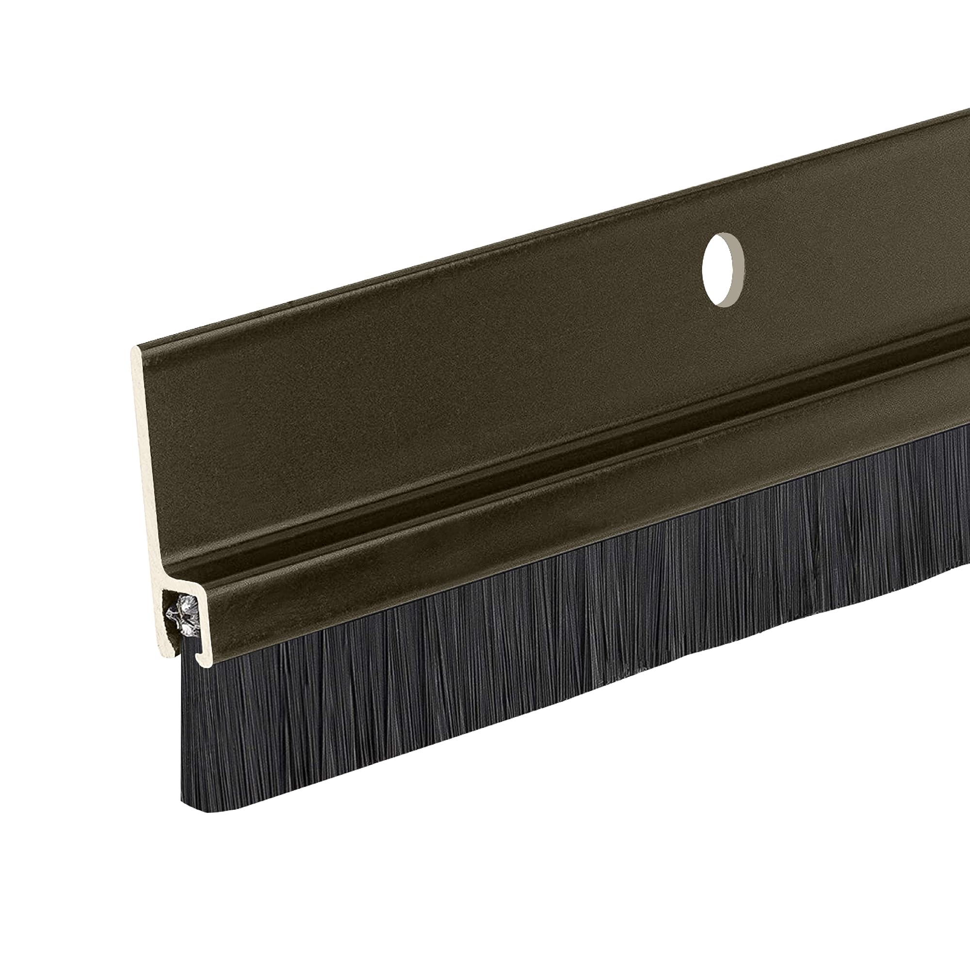 Randall Manufacturing Co. Inc. - 3 Feet Aluminum Door Sweep with Black Brush | 1