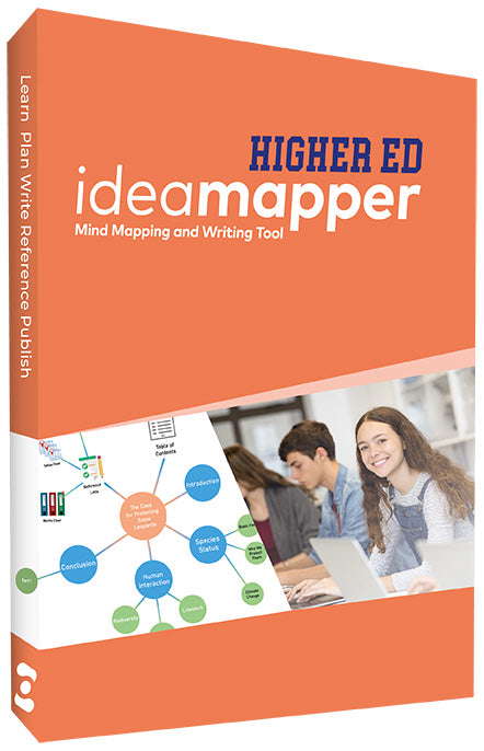 Ideamapper Higher Education 1-Year Subscription - Digital Download for Students & Educators | Mind Mapping & Study Tools for Academic Success
