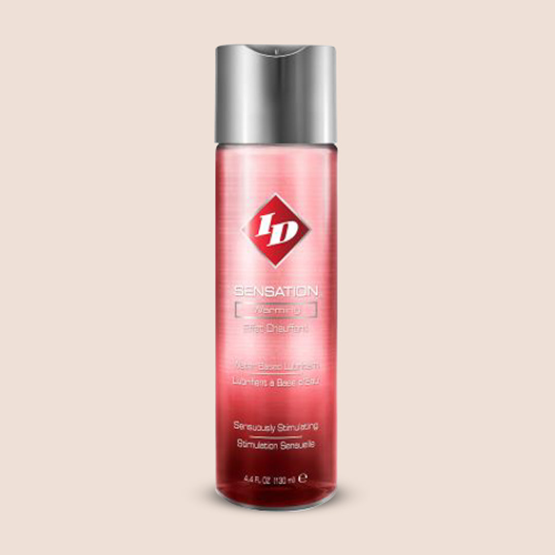 Id Sensation Water-Based Warming Lubricant - 4.4 oz Flip Top Bottle - Long-Lasting Personal Lubricant for Enhanced Intimacy & Couples Play