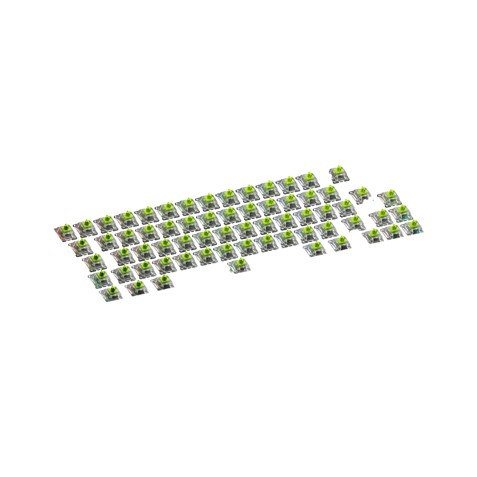 Glorious Raptor Mechanical Keyboard Switches - MX ISO 65 (Linear, Smooth & Quiet) - Perfect for Gaming, Typing & Office Work