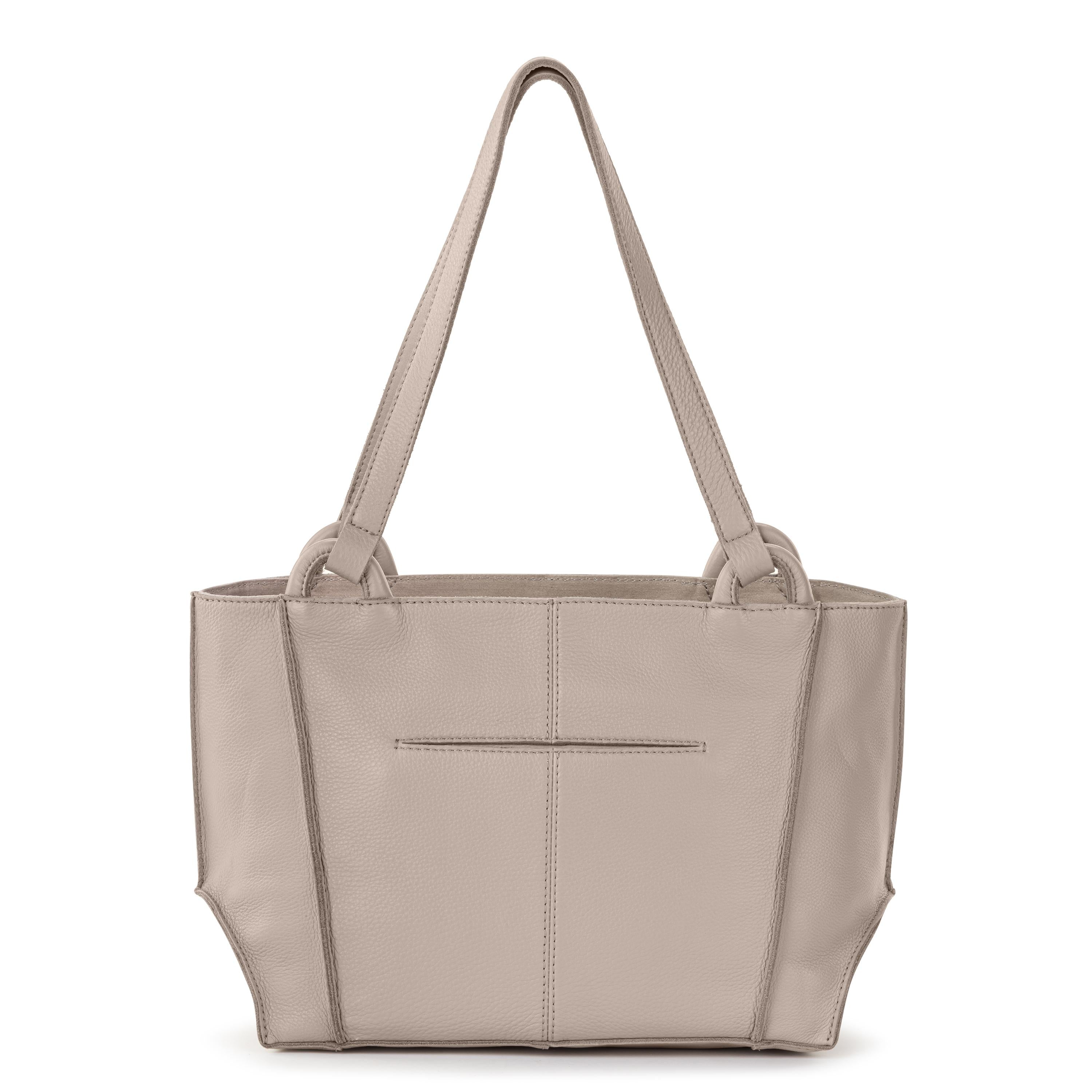 Los Feliz Genuine Leather Satchel Handbag for Women - Stylish & Durable Sand Color Shoulder Bag for Work, Travel & Everyday Use